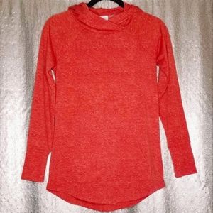 LuLaRoe BNWOT XS Amber hoodie - heathered red